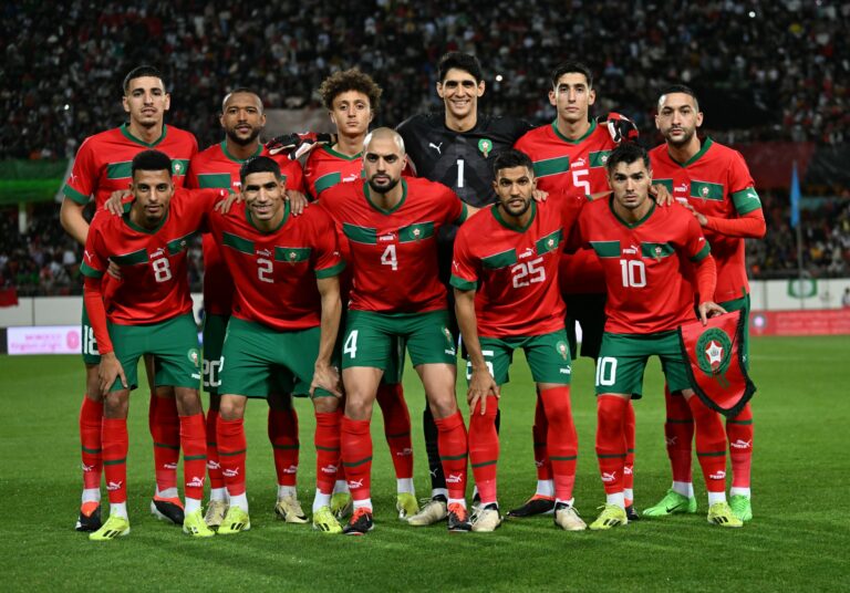 التشكيلة الرسمية للمنتخب الوطني المغربي