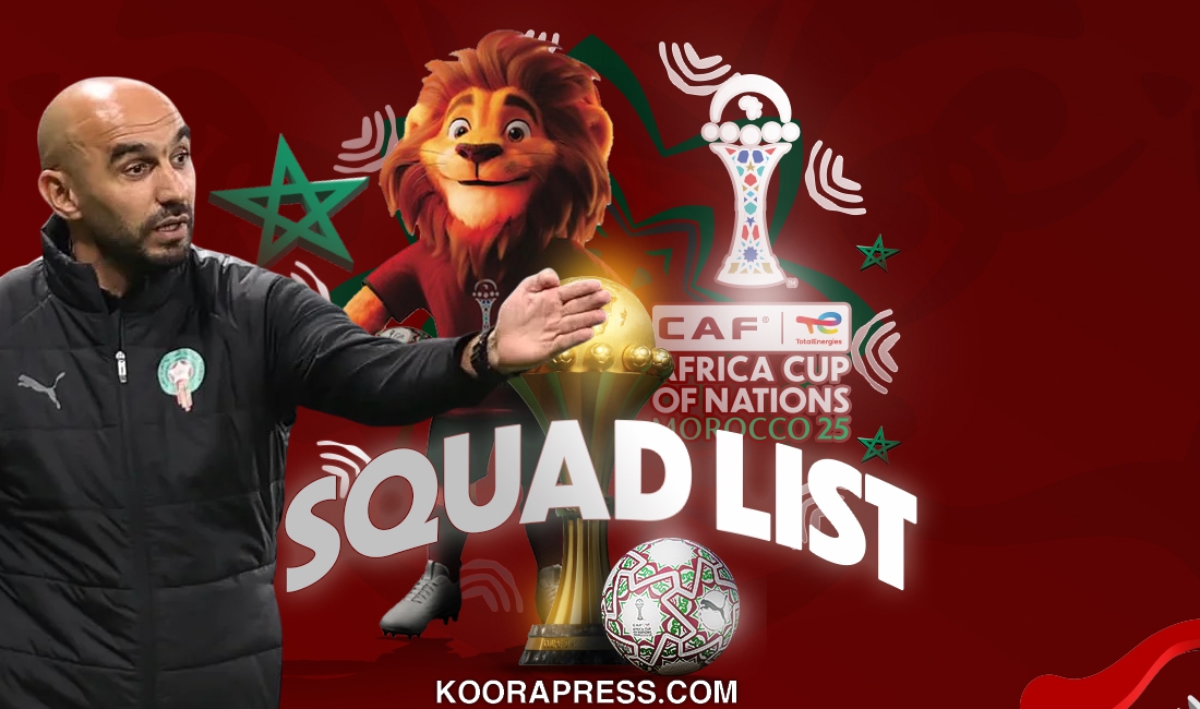 لائحة اللاعبين المشاركين في كأس إفريقيا للأمم بالمغرب