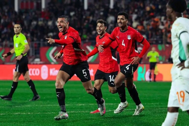 مصر تفوز على كوت ديفوار وتتأهل إلى نصف نهائي أمم إفريقيا مصر