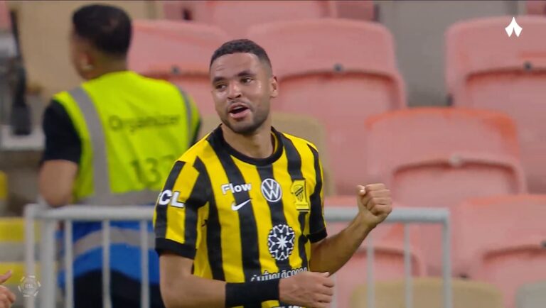 يوسف النصيري يسجل أول أهدافه للاتحاد بالدوري السعودي الدوري السعودي