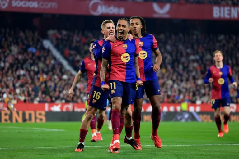 جدول ترتيب الدوري الإسباني بعد فوز برشلونة على إشبيلية جدول ترتيب الدوري الإسباني