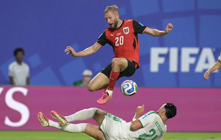 مباراة الجزائر والنمسا
