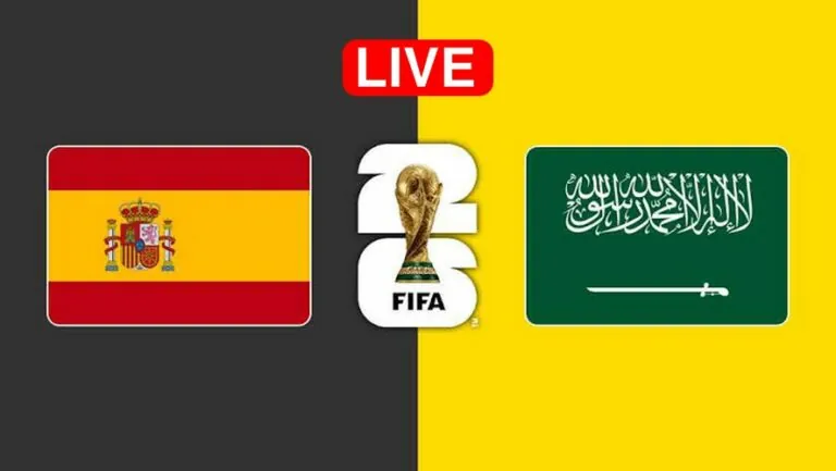 بث مباشر مباراة السعودية واسبانيا