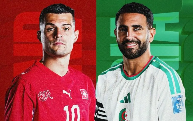 موعد مباراة الجزائر وسويسرا